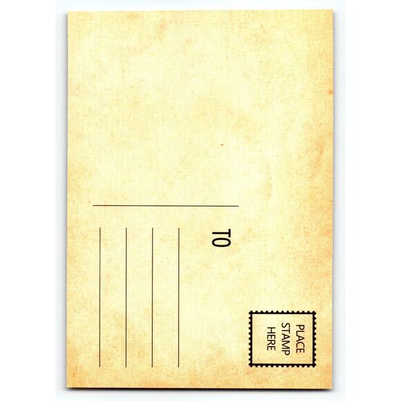 Vintage Halloween Postcard with Three Witches & Jack-O'-Lanterns Full Moon - Picture 2 of 2